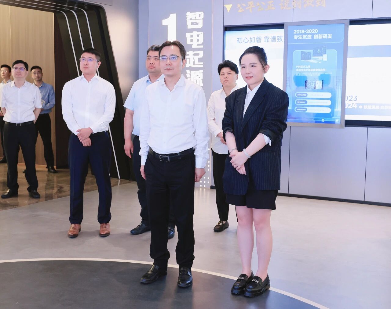 上海市松江区委书记王华杰带队莅临美克生能源参观指导